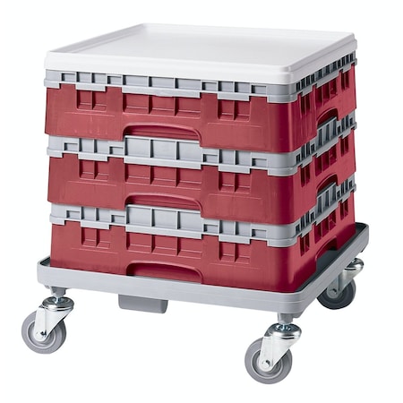Cambro Cambro - Camrack  Base Rack 4-1/4" Inside Stack Height Cranberry NSF BR414416